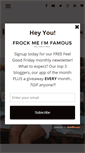 Mobile Screenshot of frockmeimfamous.com